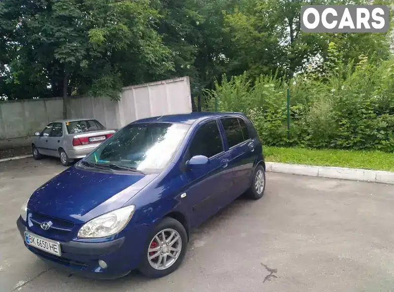 Хэтчбек Hyundai Getz 2008 1.4 л. Автомат обл. Ровенская, Ровно - Фото 1/12