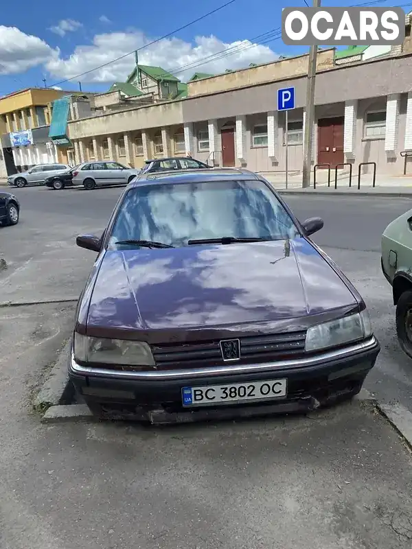 Седан Peugeot 605 1993 2 л. Ручна / Механіка обл. Львівська, Львів - Фото 1/9