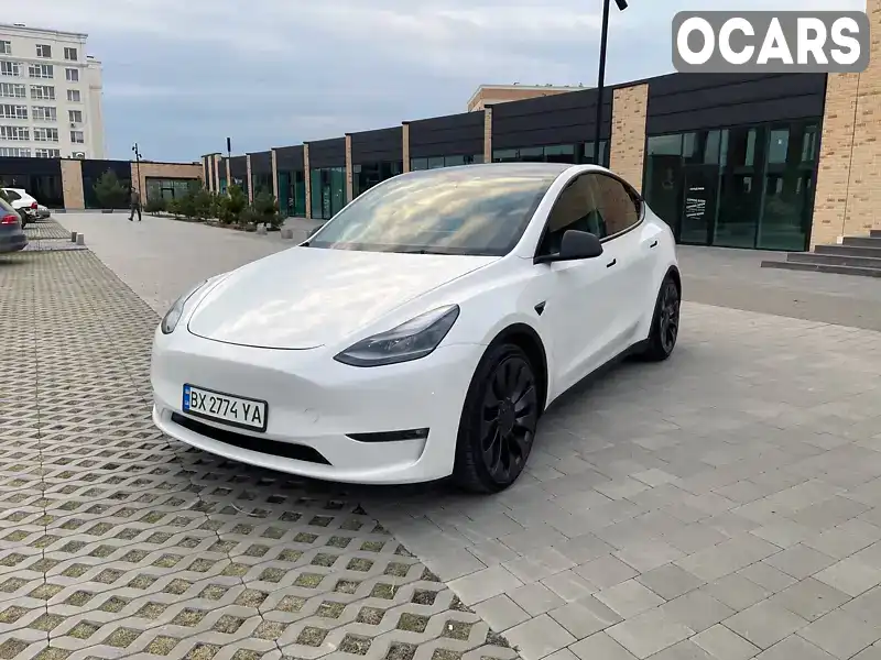 Позашляховик / Кросовер Tesla Model Y 2021 null_content л. Автомат обл. Хмельницька, Хмельницький - Фото 1/22