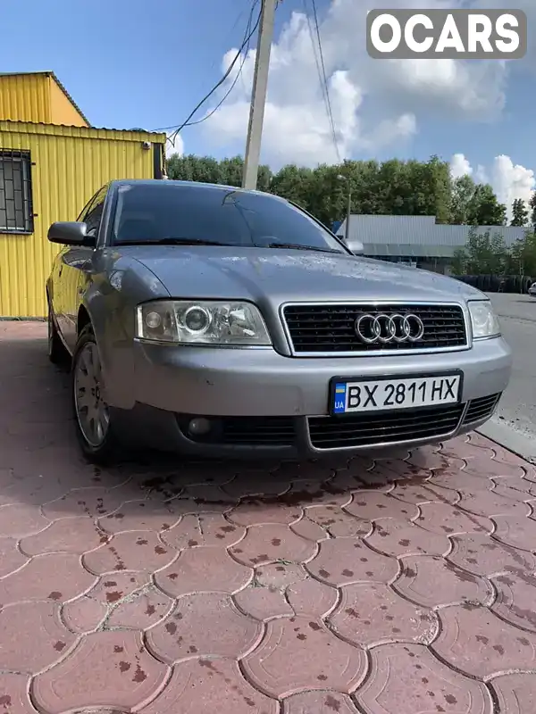 Седан Audi A6 2002 2.5 л. Автомат обл. Хмельницкая, Хмельницкий - Фото 1/11