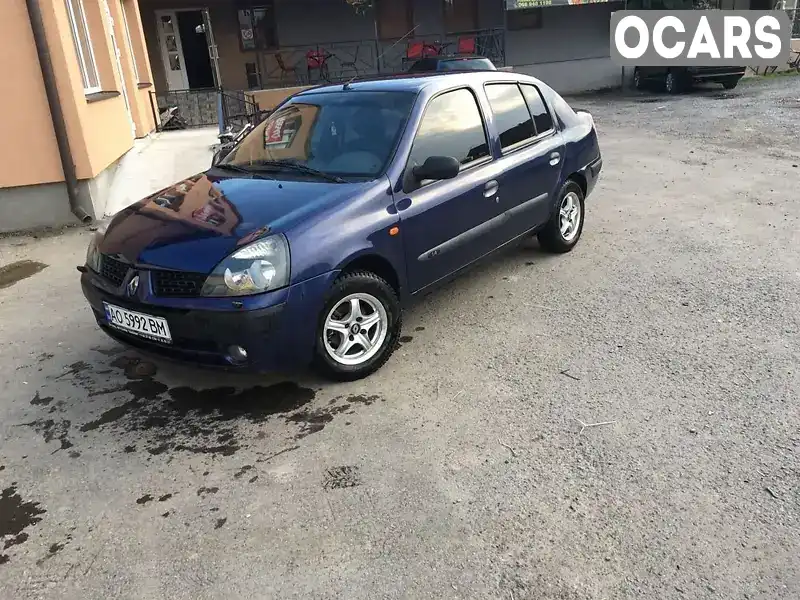 Хетчбек Renault Clio 2004 1.4 л. Ручна / Механіка обл. Закарпатська, Ужгород - Фото 1/9