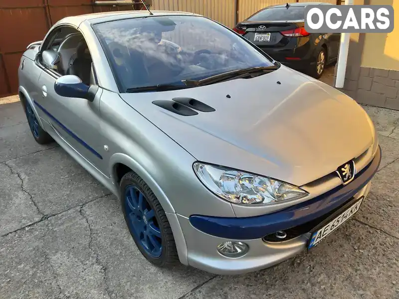 Кабриолет Peugeot 206 2007 2 л. Ручная / Механика обл. Днепропетровская, location.city.pidhorodne - Фото 1/17