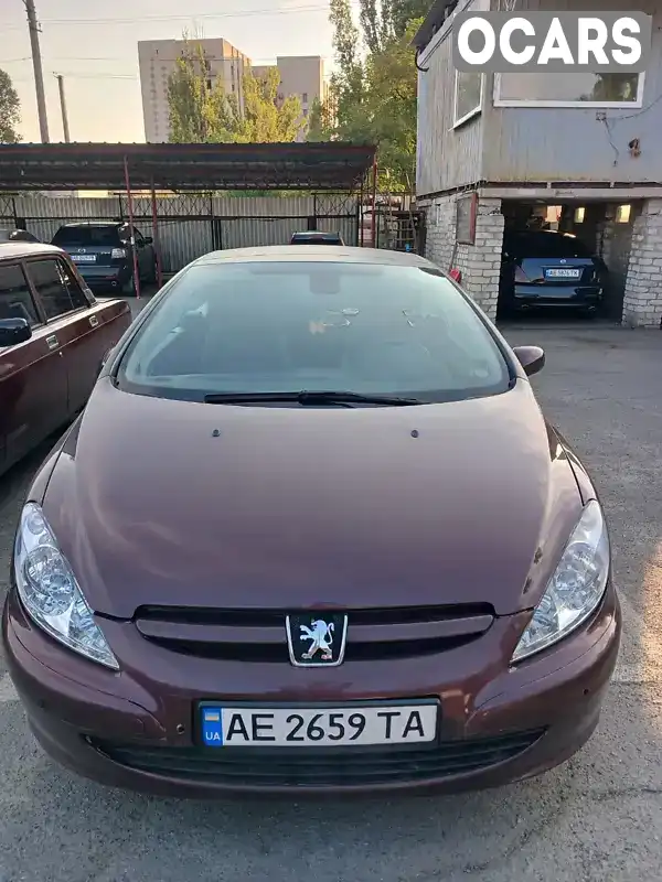 Кабриолет Peugeot 307 2003 2 л. Автомат обл. Днепропетровская, Павлоград - Фото 1/9