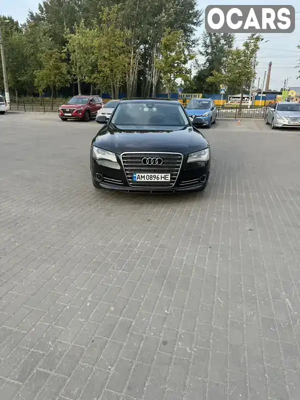 Седан Audi A8 2011 2.97 л. Автомат обл. Житомирская, Житомир - Фото 1/21