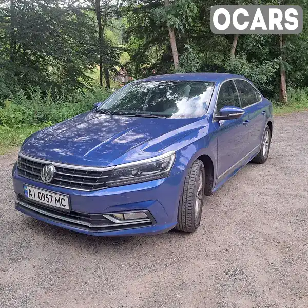 Седан Volkswagen Passat 2015 1.8 л. Автомат обл. Київська, location.city.hrebinky - Фото 1/9