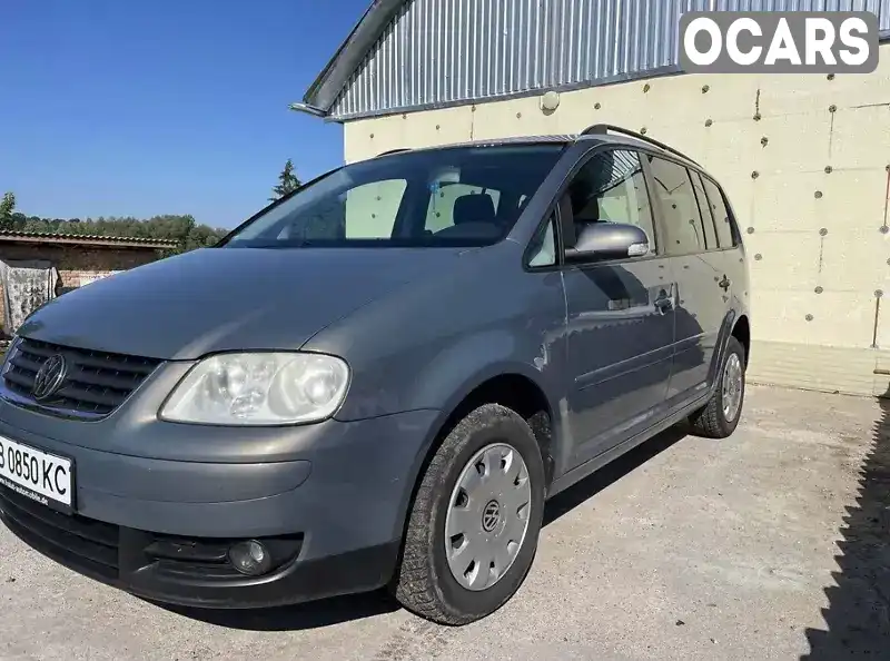 Мінівен Volkswagen Touran 2004 1.6 л. Ручна / Механіка обл. Вінницька, Жмеринка - Фото 1/19