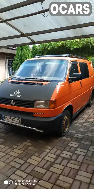 Мінівен Volkswagen Transporter 1997 2.37 л. Ручна / Механіка обл. Житомирська, Малин - Фото 1/6