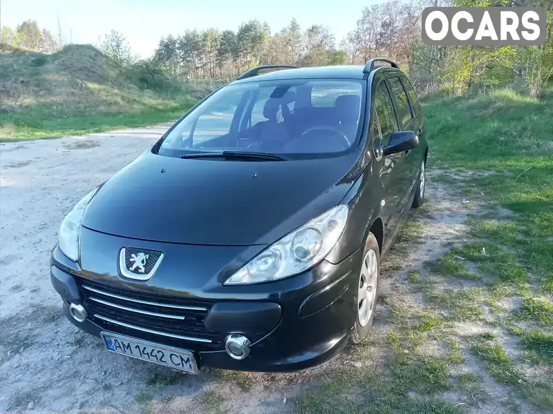 Универсал Peugeot 307 2007 1.59 л. Ручная / Механика обл. Житомирская, Житомир - Фото 1/9