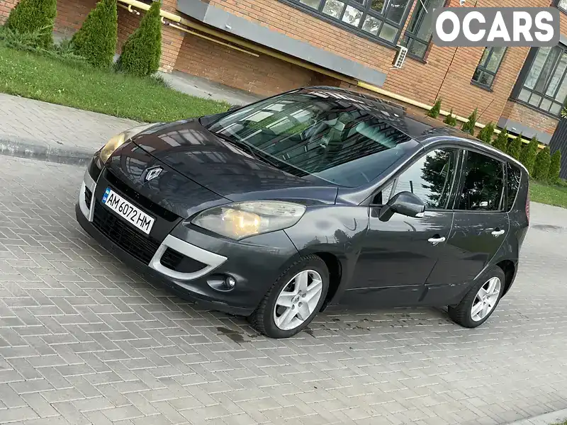 Мінівен Renault Scenic 2010 1.46 л. Ручна / Механіка обл. Житомирська, Звягель - Фото 1/21