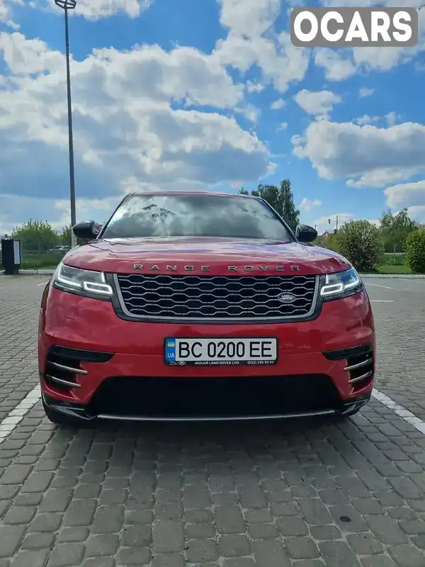 Позашляховик / Кросовер Land Rover Range Rover Velar 2019 2 л. Автомат обл. Львівська, Львів - Фото 1/21