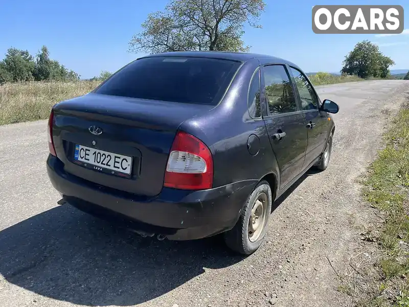 Седан ВАЗ / Lada 1118 Калина 2006 1.6 л. Ручна / Механіка обл. Чернівецька, Чернівці - Фото 1/12