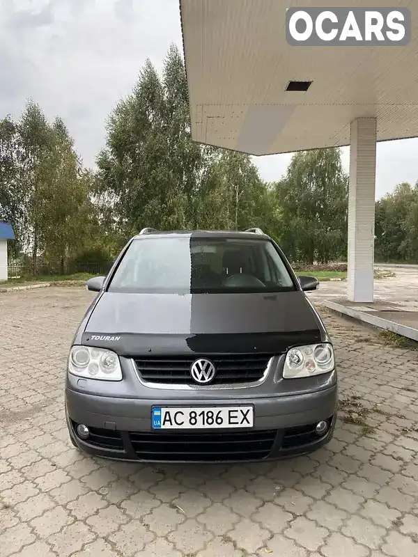 Мінівен Volkswagen Touran 2005 2 л. Ручна / Механіка обл. Волинська, Камінь-Каширський - Фото 1/21