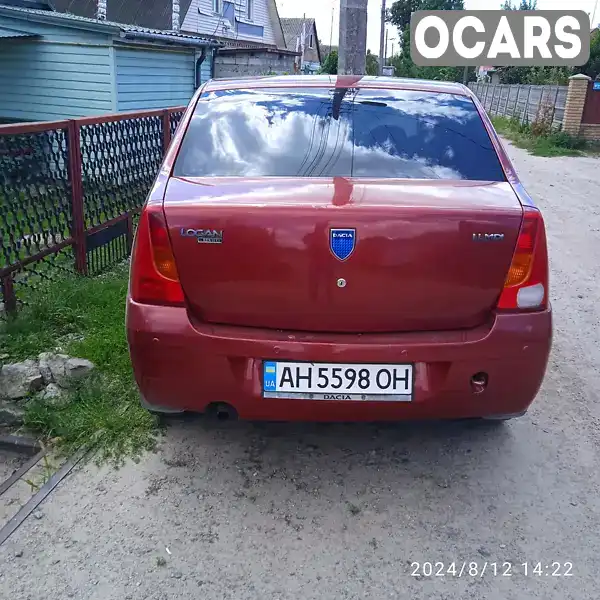 Седан Dacia Logan 2006 1.39 л. Ручная / Механика обл. Киевская, Фастов - Фото 1/20