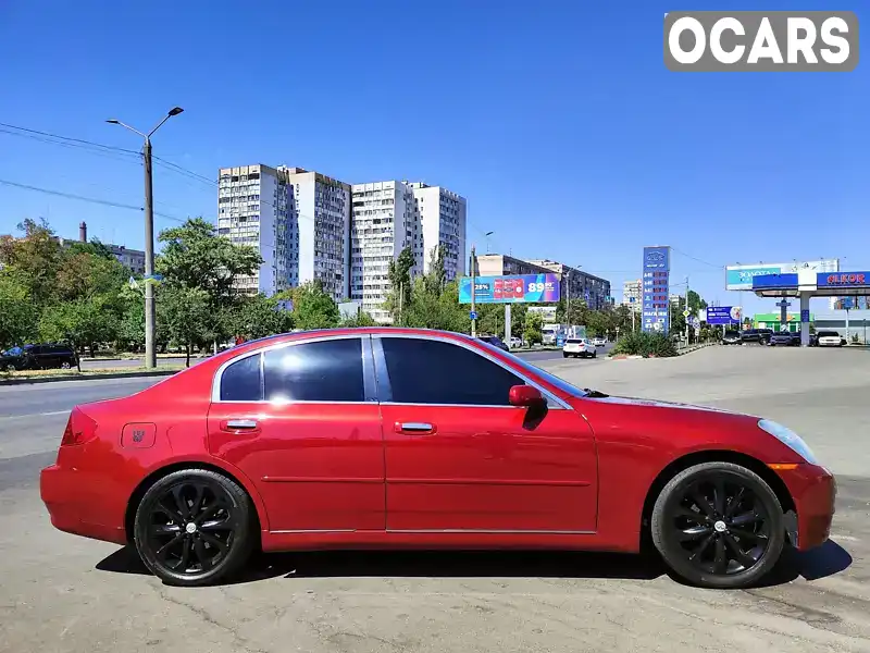 Седан Infiniti G35 2003 3.5 л. Автомат обл. Одеська, Одеса - Фото 1/21