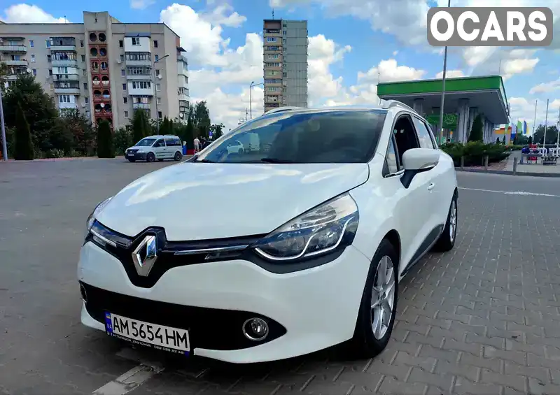 Универсал Renault Clio 2014 1.5 л. Ручная / Механика обл. Житомирская, Звягель - Фото 1/21