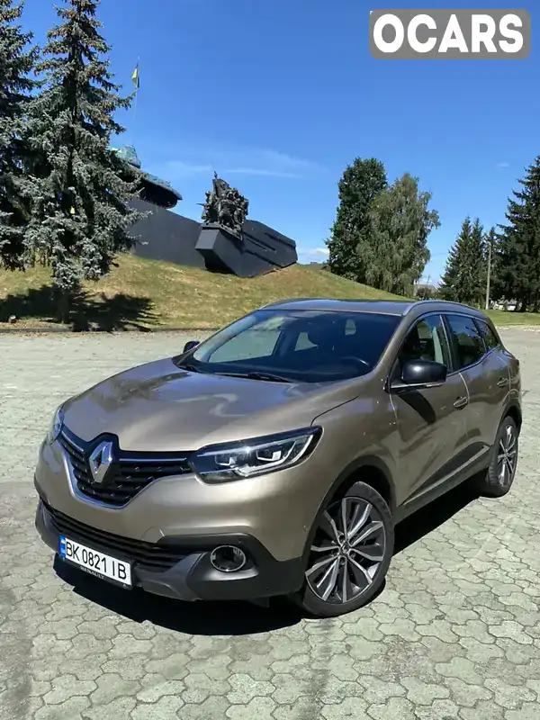 Позашляховик / Кросовер Renault Kadjar 2015 1.46 л. Робот обл. Рівненська, Дубно - Фото 1/21