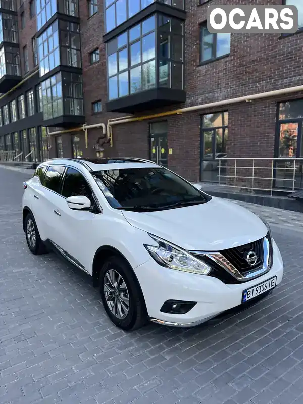 Внедорожник / Кроссовер Nissan Murano 2016 3.5 л. Автомат обл. Полтавская, Полтава - Фото 1/21