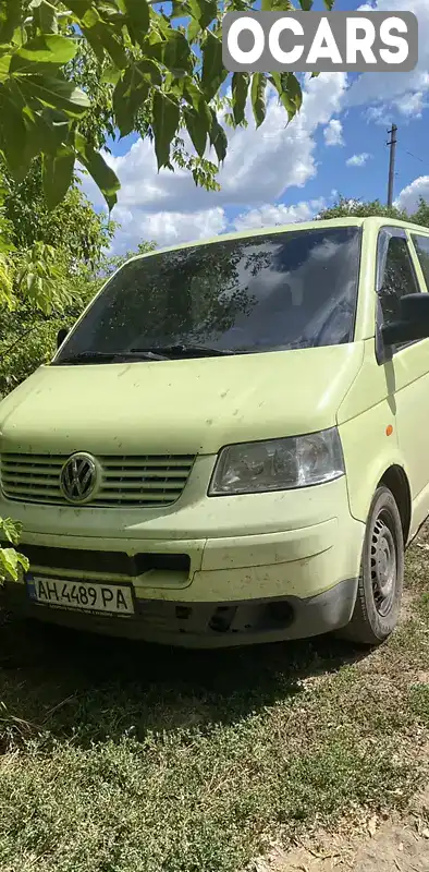 Мінівен Volkswagen Transporter 2004 2.5 л. Ручна / Механіка обл. Донецька, Краматорськ - Фото 1/11