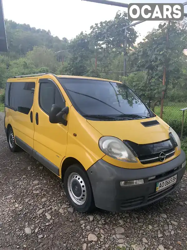 Мінівен Opel Vivaro 2004 1.9 л. Ручна / Механіка обл. Закарпатська, Міжгір'я - Фото 1/18