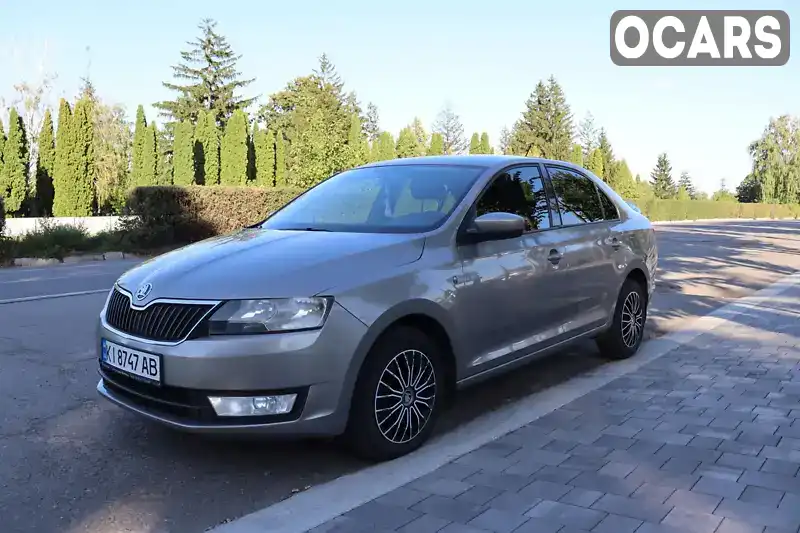 Ліфтбек Skoda Rapid 2013 1.2 л. Ручна / Механіка обл. Київська, Біла Церква - Фото 1/12