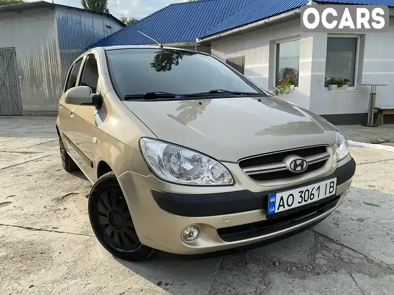 Хэтчбек Hyundai Getz 2007 1.4 л. Ручная / Механика обл. Закарпатская, Ужгород - Фото 1/15