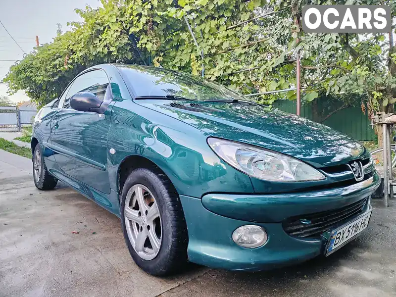 Кабріолет Peugeot 206 2003 1.6 л. Автомат обл. Житомирська, Житомир - Фото 1/15