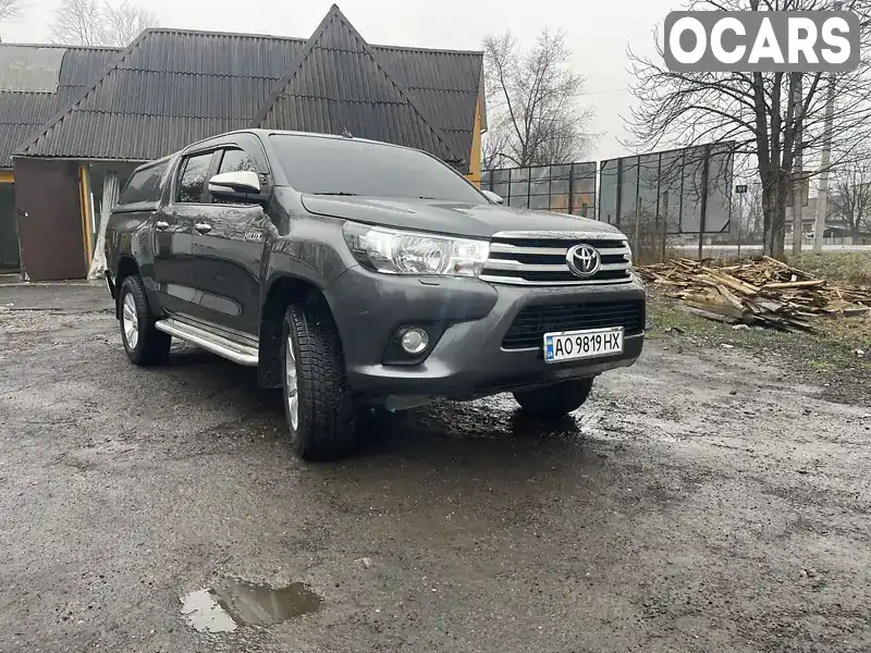 Пикап Toyota Hilux 2016 2.39 л. Ручная / Механика обл. Закарпатская, Тячев - Фото 1/14