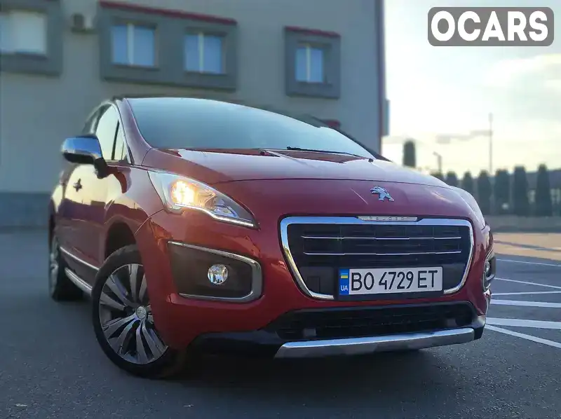 Позашляховик / Кросовер Peugeot 3008 2015 1.56 л. Автомат обл. Тернопільська, Тернопіль - Фото 1/21