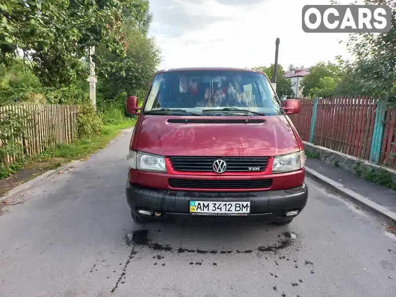 Минивэн Volkswagen Transporter 2001 2.5 л. Автомат обл. Житомирская, Звягель - Фото 1/5