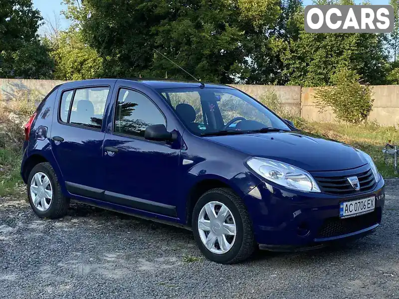 Хетчбек Dacia Sandero 2009 1.39 л. Ручна / Механіка обл. Волинська, Ковель - Фото 1/21