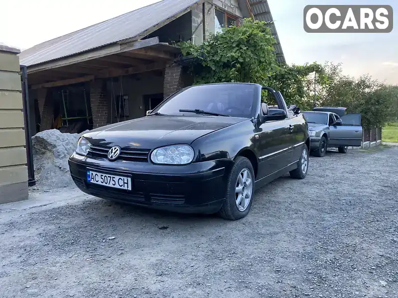 Кабріолет Volkswagen Golf 1998 1.98 л. Ручна / Механіка обл. Волинська, Володимир-Волинський - Фото 1/21