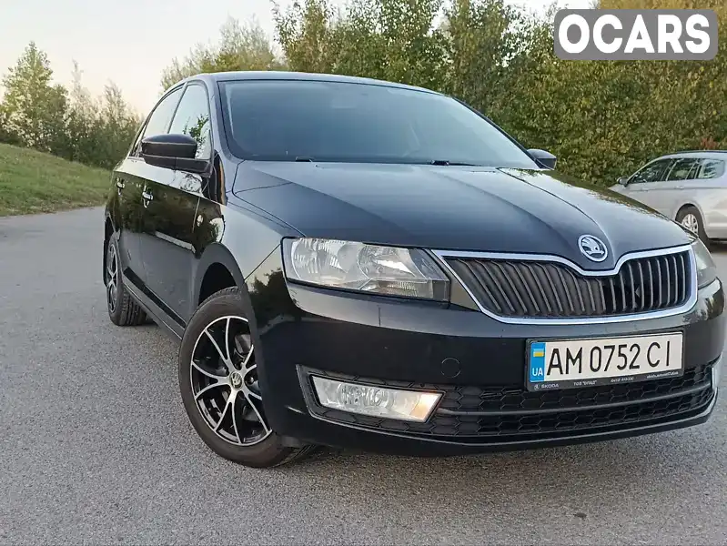 Лифтбек Skoda Rapid 2015 1.2 л. Ручная / Механика обл. Житомирская, Звягель - Фото 1/21