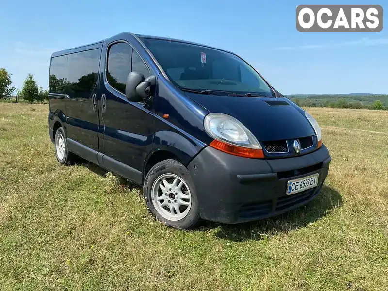 Мінівен Renault Trafic 2002 1.87 л. Ручна / Механіка обл. Чернівецька, Кіцмань - Фото 1/21