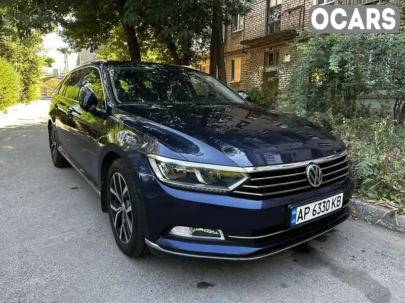 Універсал Volkswagen Passat 2017 1.97 л. Автомат обл. Запорізька, Запоріжжя - Фото 1/16