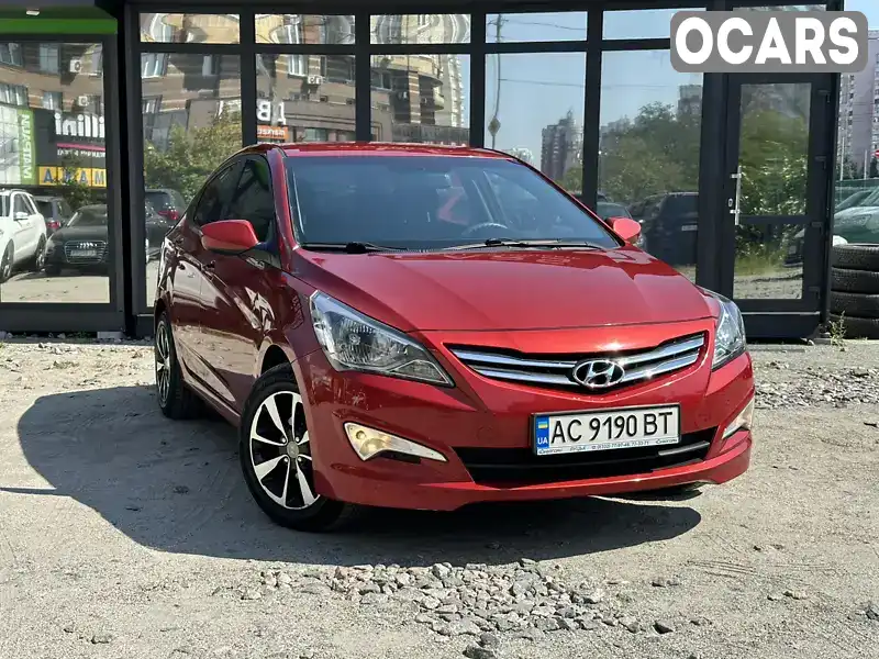 Седан Hyundai Accent 2016 1.4 л. Автомат обл. Волинська, Луцьк - Фото 1/21