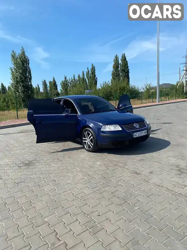 Седан Volkswagen Passat 2005 1.9 л. Ручна / Механіка обл. Волинська, Луцьк - Фото 1/12