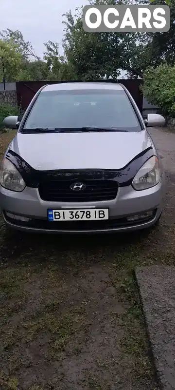 Седан Hyundai Accent 2008 1.4 л. Автомат обл. Полтавська, Кременчук - Фото 1/7