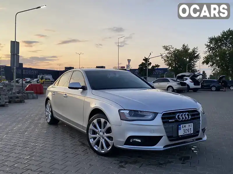 Седан Audi A4 2013 1.98 л. Автомат обл. Житомирская, Коростень - Фото 1/19