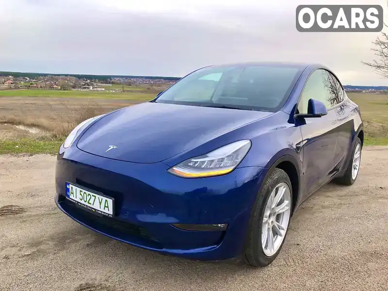 Внедорожник / Кроссовер Tesla Model Y 2021 null_content л. Автомат обл. Киевская, Киев - Фото 1/13