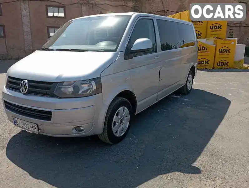 Минивэн Volkswagen Transporter 2009 2.5 л. Ручная / Механика обл. Полтавская, Полтава - Фото 1/21