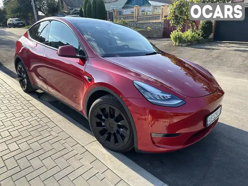 Внедорожник / Кроссовер Tesla Model Y 2021 null_content л. Автомат обл. Винницкая, Винница - Фото 1/12