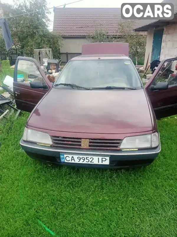 Седан Peugeot 405 1994 1.9 л. Ручная / Механика обл. Черкасская, Каменка - Фото 1/9