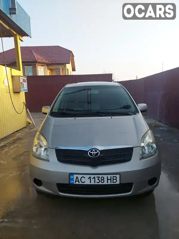 Мінівен Toyota Corolla Verso 2003 2 л. Ручна / Механіка обл. Волинська, Володимир-Волинський - Фото 1/16