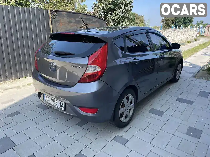 Хэтчбек Hyundai Accent 2012 1.4 л. Ручная / Механика обл. Волынская, Нововолынск - Фото 1/12