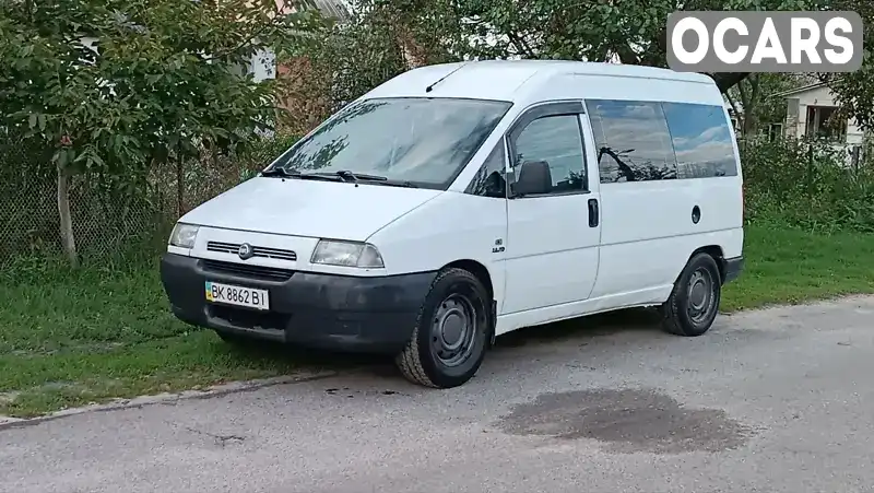 Минивэн Fiat Scudo 2001 2 л. Ручная / Механика обл. Ровенская, Сарны - Фото 1/21