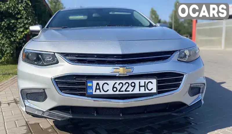 Седан Chevrolet Malibu 2016 1.5 л. Автомат обл. Волинська, Нововолинськ - Фото 1/21