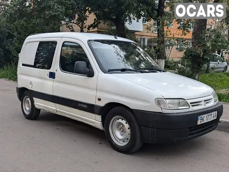 Мінівен Citroen Berlingo 1999 1.9 л. Ручна / Механіка обл. Рівненська, Здолбунів - Фото 1/21