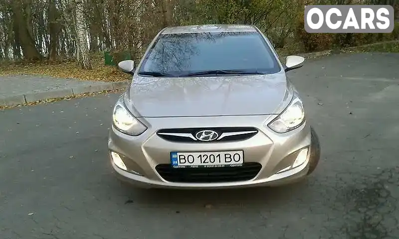 Седан Hyundai Accent 2012 1.4 л. Ручная / Механика обл. Хмельницкая, Волочиск - Фото 1/9