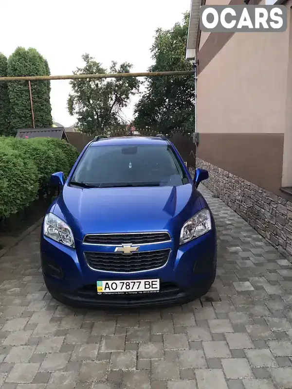 Позашляховик / Кросовер Chevrolet Tracker 2014 1.8 л. Ручна / Механіка обл. Закарпатська, Мукачево - Фото 1/9