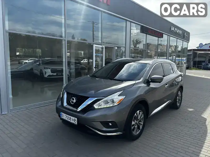 Позашляховик / Кросовер Nissan Murano 2017 3.5 л. Автомат обл. Полтавська, Полтава - Фото 1/21